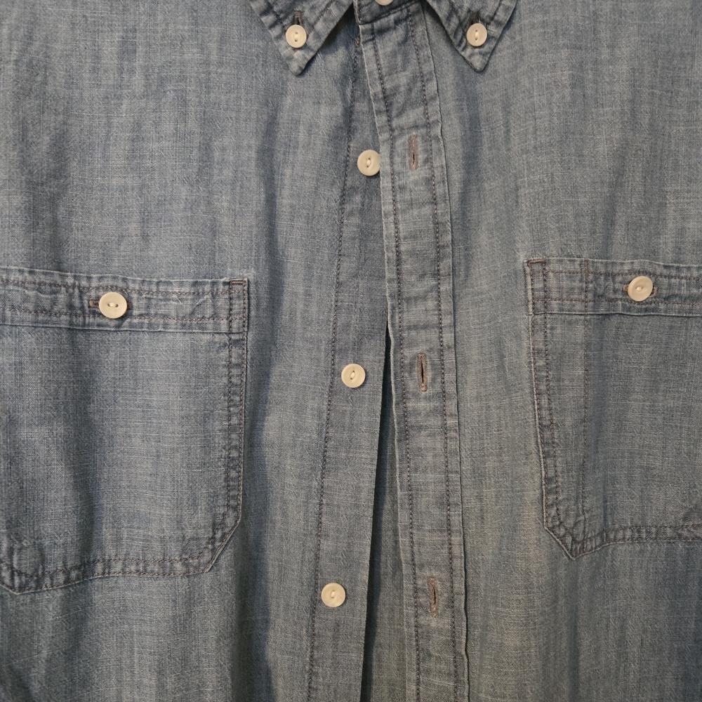 NWT ST JOHNS BAY Men’s Shirt Size L Blue Button Down Dress Casual Work Stylish - Picture 4 of 6